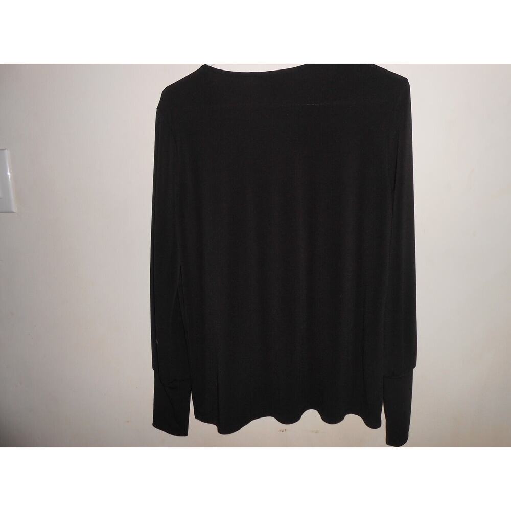 Banana Republic Women's Long Sleeve V Neck Pullover Top Size M Polyblend - Picture 5 of 5